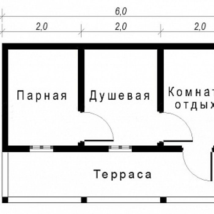 Баня из бруса 4х6 ББ-12