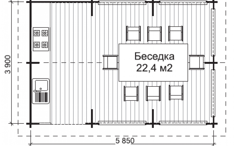 Беседка БС-И15