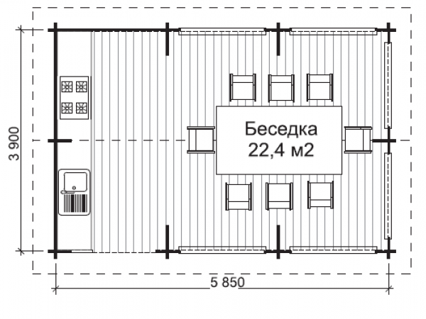Беседка БС-И15