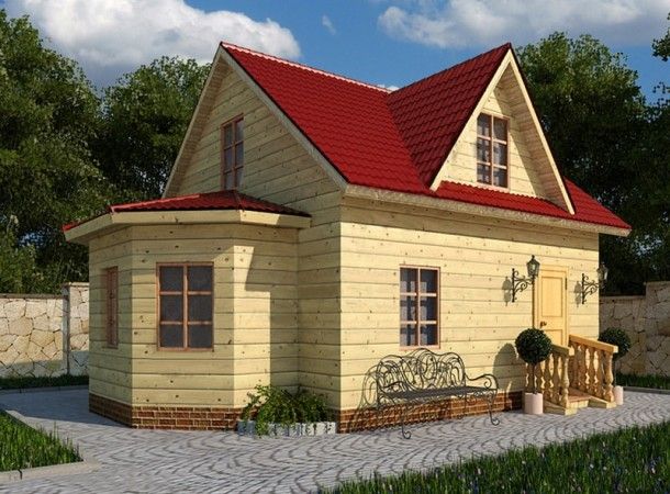Дом брус-07