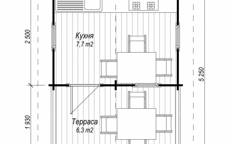Летняя кухня ЛК-И11